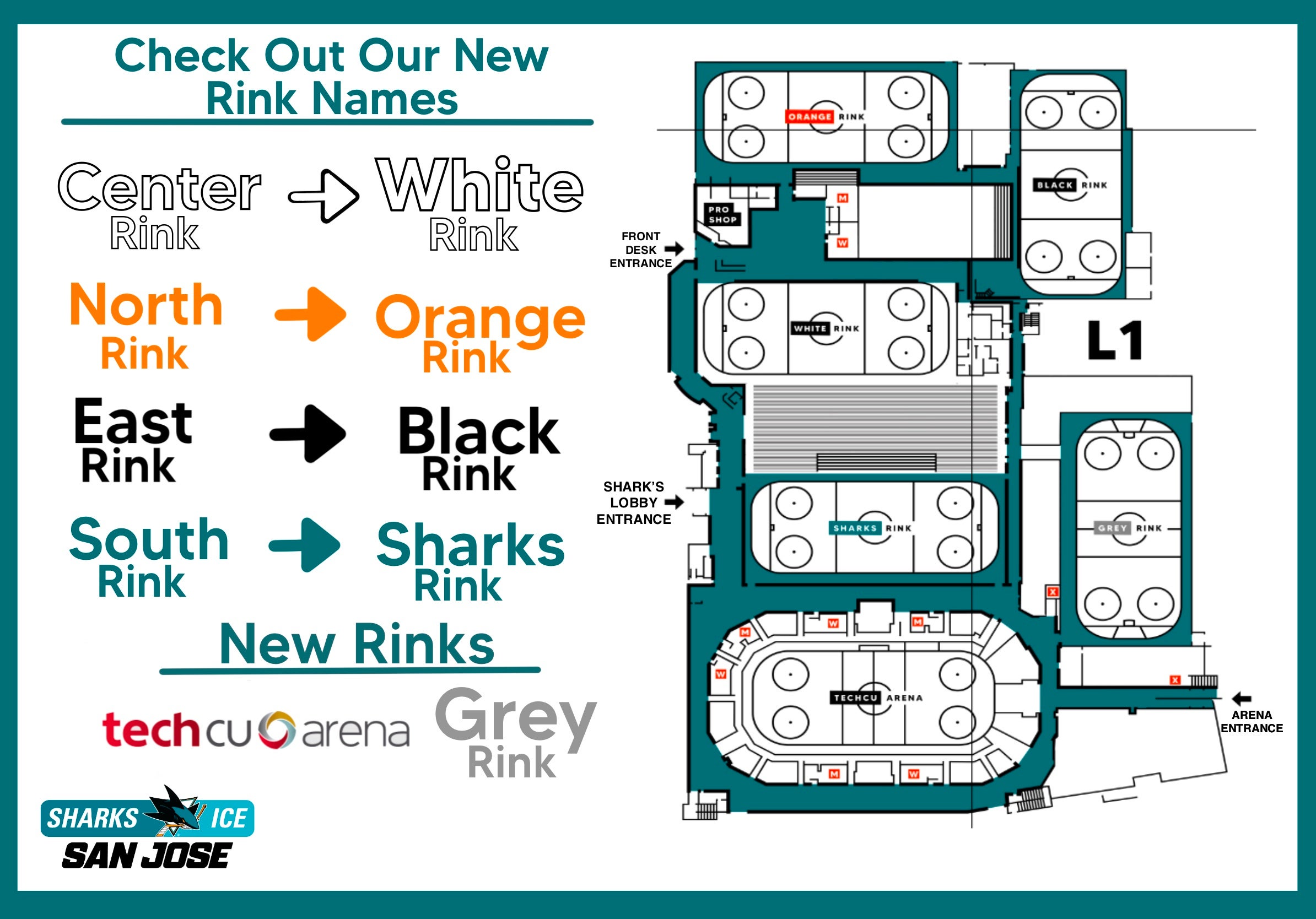 NHL: San Jose Sharks unveil new look at Tech CU Arena