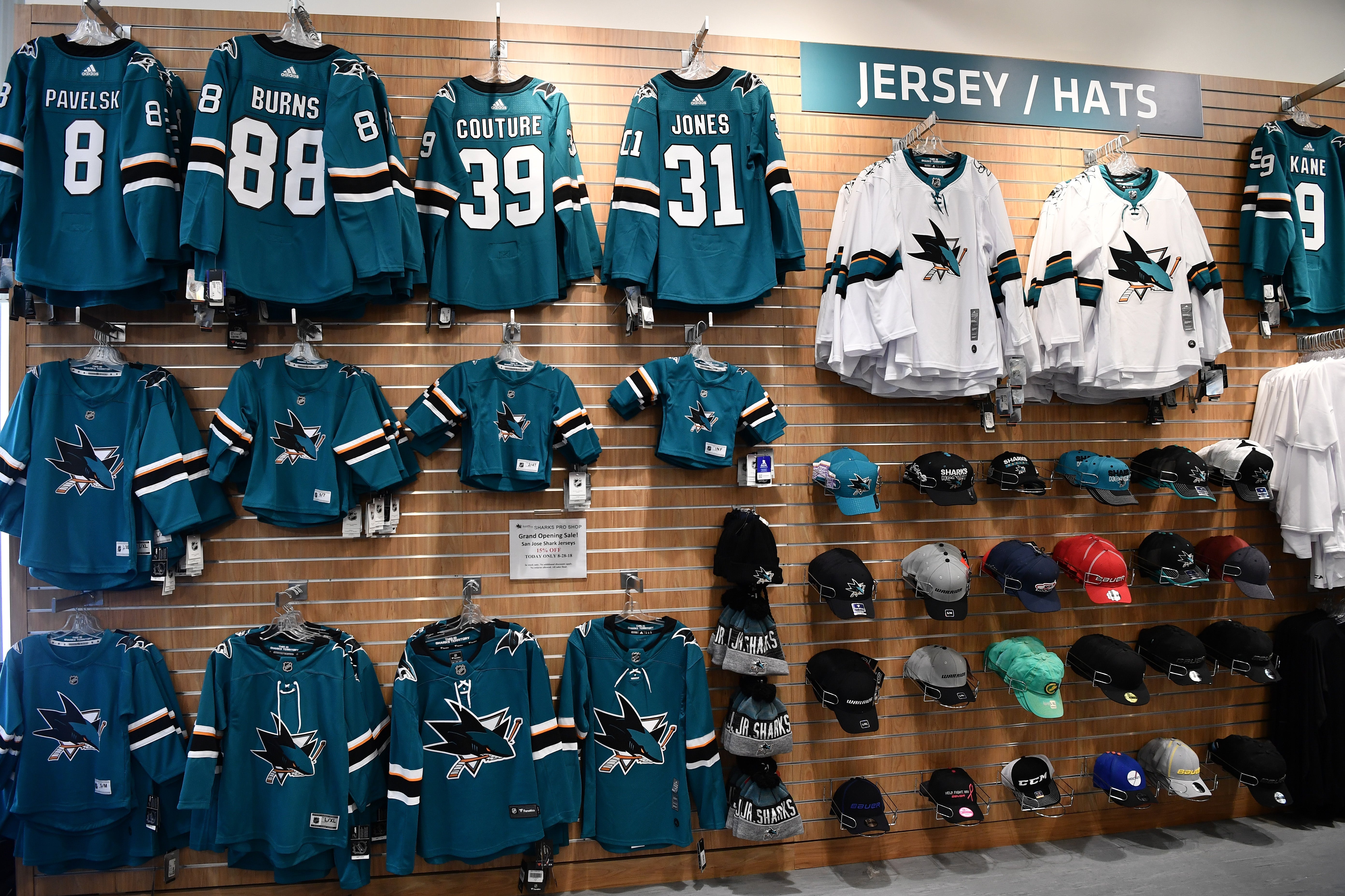 San Jose Sharks Gear, Sharks Jerseys, San Jose Pro Shop, San Jose Apparel